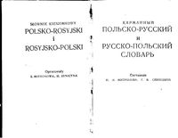 Карманный польско-русский и русско-польский словарь Митронова Синицина скачать бесплатно
