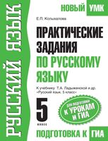 Практические задания по русскому языку 5 класс Колыхалова Ладыженская скачать бесплатно