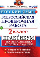 ВПР Всероссийская проверочная работа Русский язык 2 класс Практикум Волкова Птухина читать